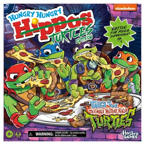 Hungry Hungry Hippos: Teenage Mutant Ninja Turtles Edition Game