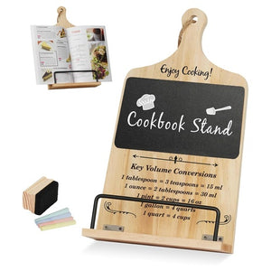 Chalkboard Cookbook Stand