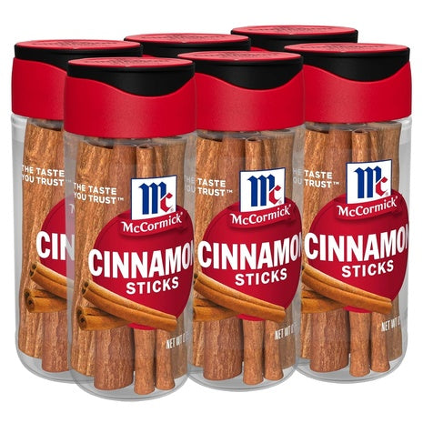 6 Packs Of McCormick Cinnamon Sticks