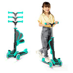 Kids 3-Wheel Kick Scooter with LED Lights
