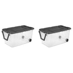 2-Pack 160-Qt Sterilite Wheeled Storage Box