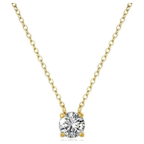 Gold Plated Pendant Necklace (2 Colors)
