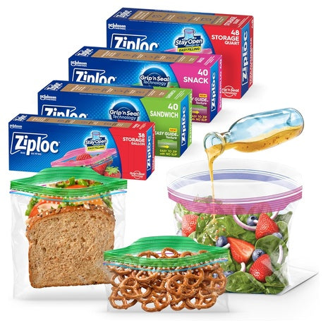 Save Big on Ziploc Snack, Sandwich, Storage, and Freezer Bags!