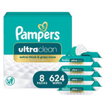 624 Pampers Ultraclean Baby Wipes