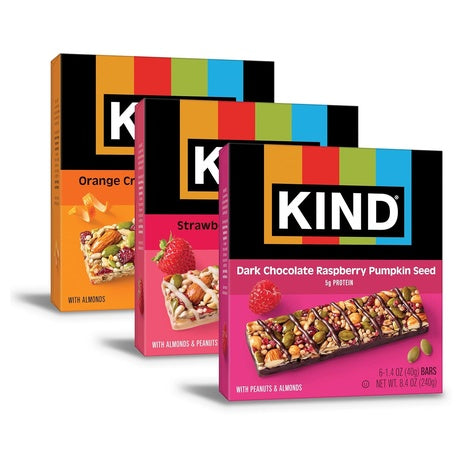 18 KIND Healthy Snacks Bars, Fruit & Seed Variety Pack