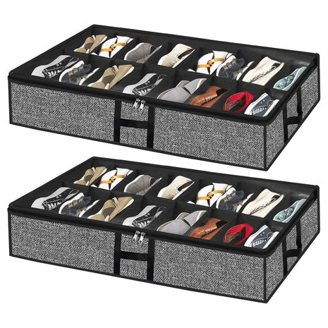 2-Pack Shoe Storage Organizers