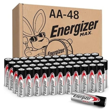 48-Count Energizer MAX Alkaline AA Batteries