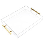 Clear Acrylic Serving Tray w/ Handles