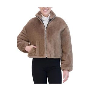 Faux Fur Crop Jacket