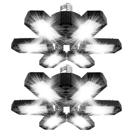 2-Pack LED Garage Light Bulbs
