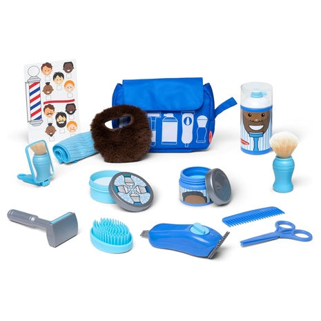 Melissa & Doug 16-PieceBarber Shop Pretend Play Set