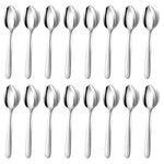 16-Pieces Stainless Steel Mirror Polished Teaspoon