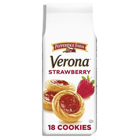 Verona Strawberry Thumbprint Cookies (6.75oz - OU-D)