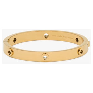 Kate Spade Women's Spot The Spade Studded Hinged Bangle