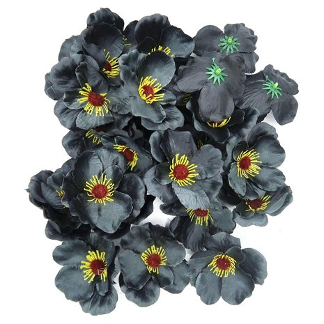 20-Piece Artificial Poppy Flower Heads