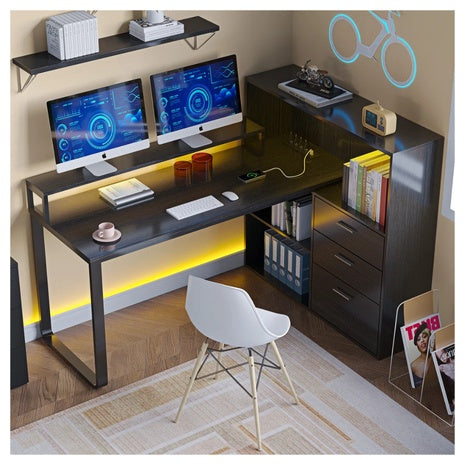Wrought Studio Jaemon L-Shaped Desk