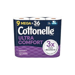 18 Mega Rolls (=72 Reg) Cottonelle Toilet Paper