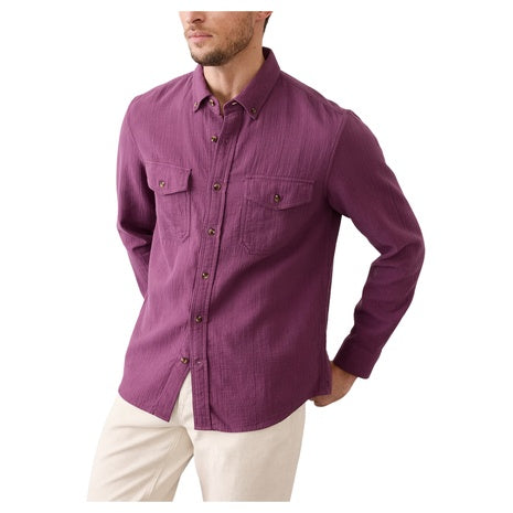 Men's Standard-Fit Double Weave Shirt