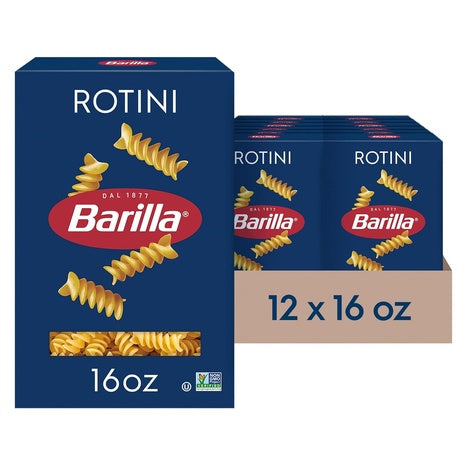 12-Boxes of Barilla Rotini Pasta