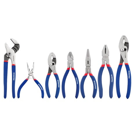 7-Piece Workpro Pliers Set With Groove Joint