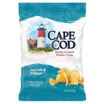 6 Cape Cod Sea Salt & Vinegar Kettle Potato Chip Bags (2oz)
