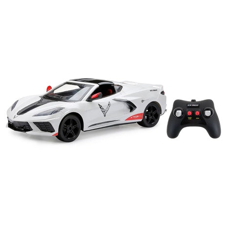 Boys New Bright 1:8 R/C Showcase Corvette Stingray Remote Control Car Toy