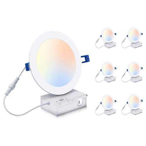 6 Ultra Thin LED Recessed Lights
