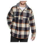 Levi's Men's Quilted Plaid Shirt Jacket Puffer