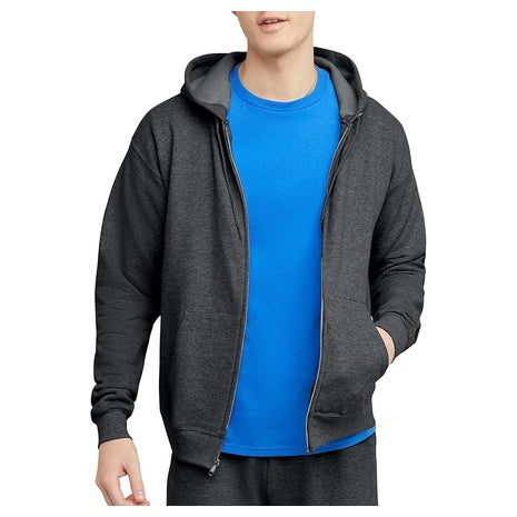 3 Hanes Men's Full-Zip Fleece Hoodies (5 Colors)