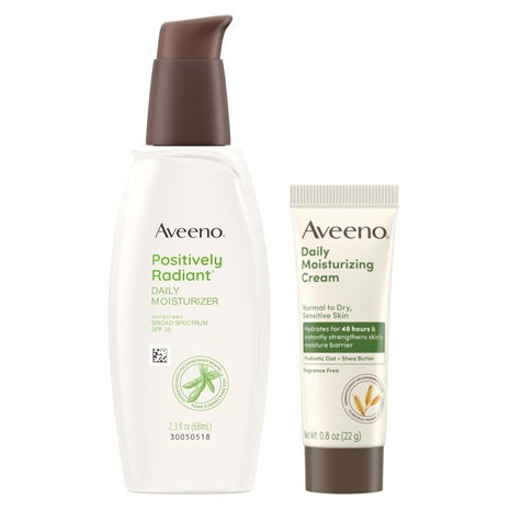 Aveeno Positively Radiant SPF 30 Skincare Bundle