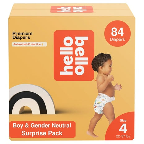 84 Hello Bello Size 4 Diapers