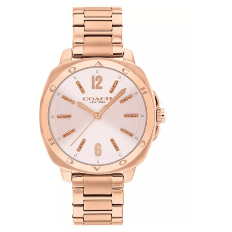 Coach Women's Kitt Rose Gold Stainless Steel Bracelet Watch