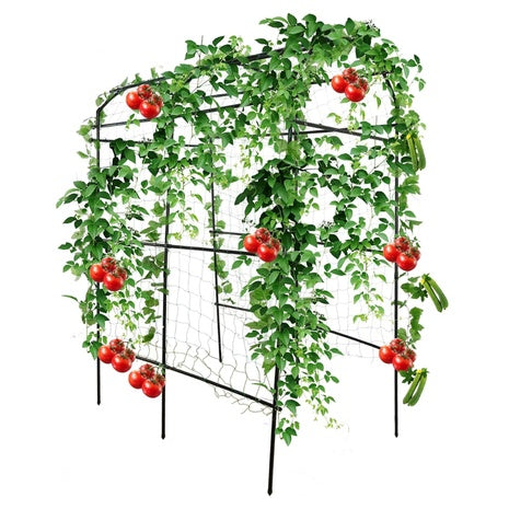 Stainless Steel 90" U-Shape Garden Trellis