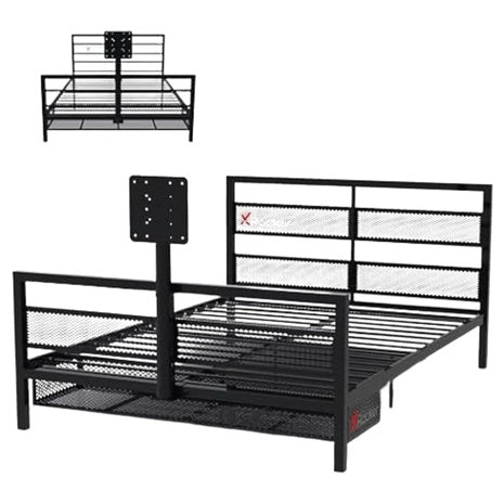 X Rocker Basecamp Full Size Metal Frame Bed