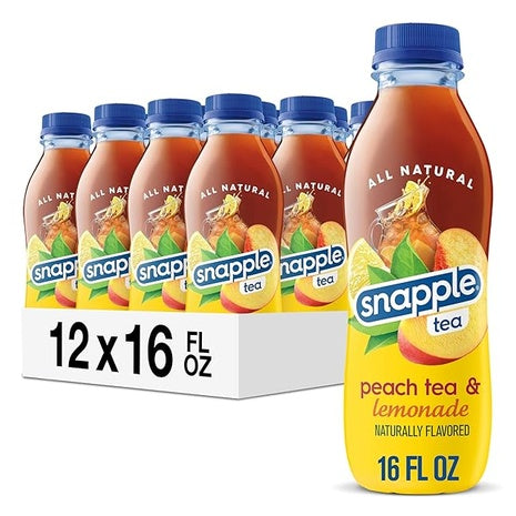 24 Bottles Snapple Peach Tea Lemonade
