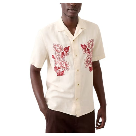 Men's Standard-Fit Embroidered Resort Shirt