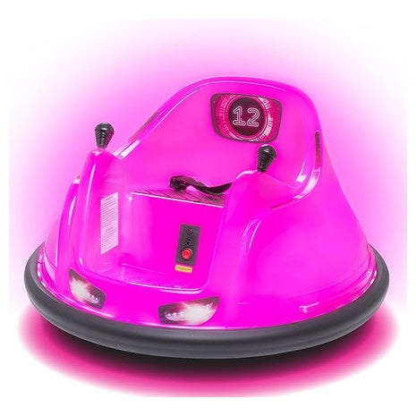 Flybar 6V Pink Glow Bumper Car