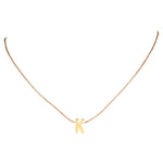 18K Gold Plated Initial Necklaces (All ABC's)