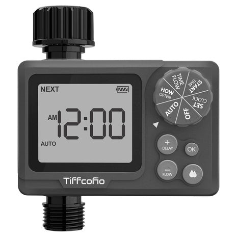 Programmable Water Volume Control Sprinkler Timer W/ Water Meter