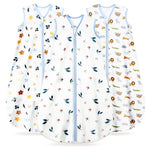 3 Organic Cotton Wearable Baby Blankets