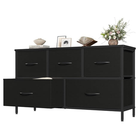 Olixis 5 Drawer Metal Frame Closet Chest Organizer