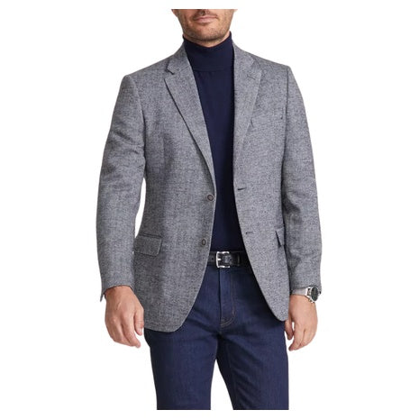 Nautica Men's Modern-Fit Solid Herringbone Tweed Sport Coat (2 Colors)
