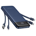 Portable Charger with Built in Cables