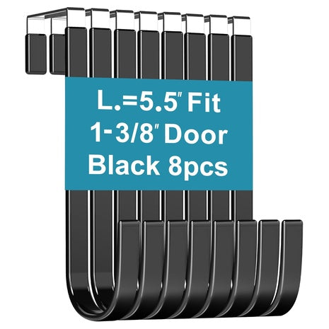 8-Pack Over The Door Hooks
