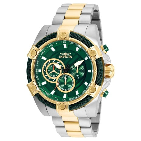 Invicta Men’s Bolt 52mm Gold Stainless Steel Chronograph Watch