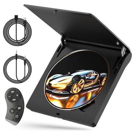 External Car CD Player With Steering Wheel Remote