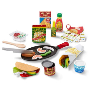 43 Piece Melissa & Doug Fill & Fold Taco & Tortilla Set