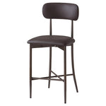 Gemonasi 26.3" Counter Height Bar Stools (Dark Grey)