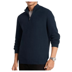Michael Kors Men's Mouline Texture Quarter-Zip Sweater