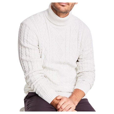 Club Room Men's Chunky Turtleneck Sweater